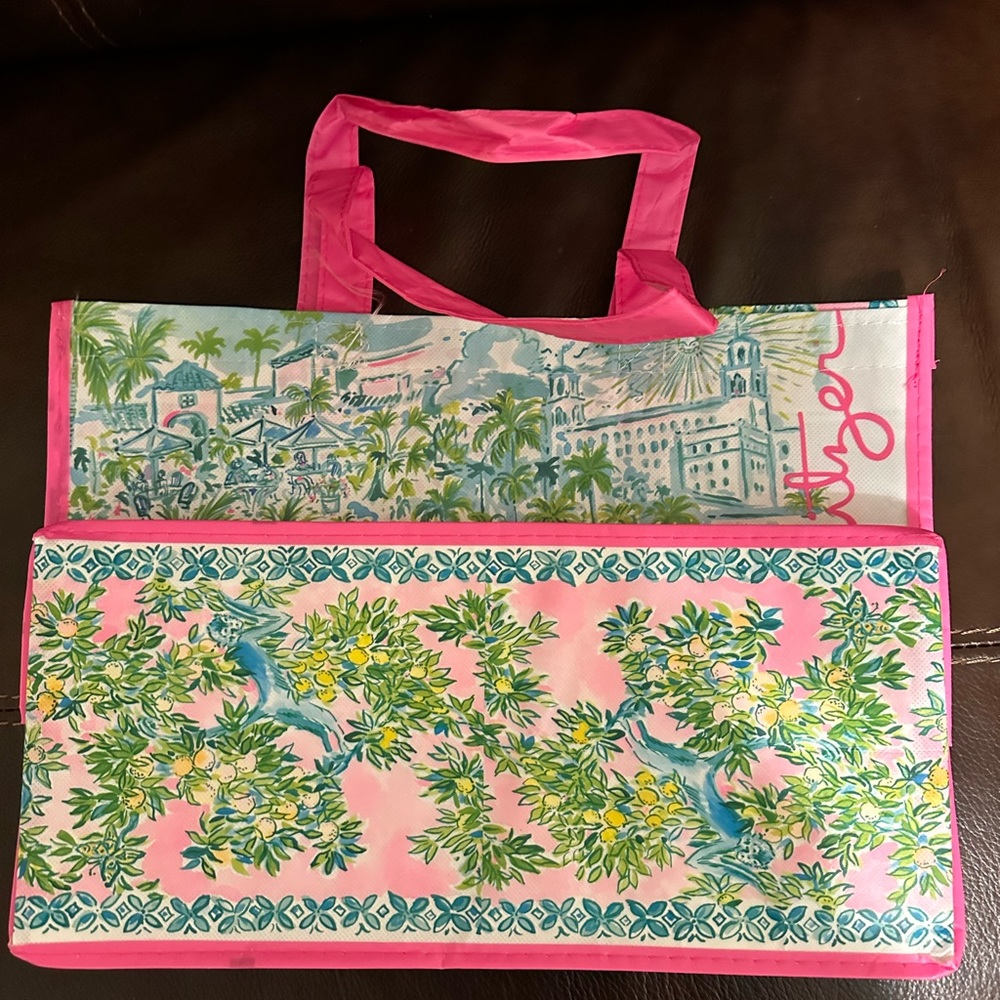 Lilly Pullitzer - bag was used one time. Excellent condition. - Picture 3 of 6